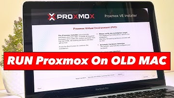 How TO Install PROXMOX VE on OLD MacBook