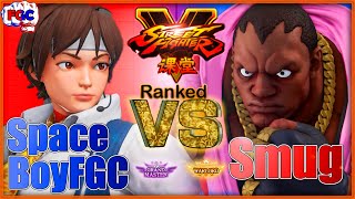 【SFV】SpaceBoyFGC(Sakura) VS Smug(Balrog)【スト5】さくらVS スマッグ (バイソン)?FGC?