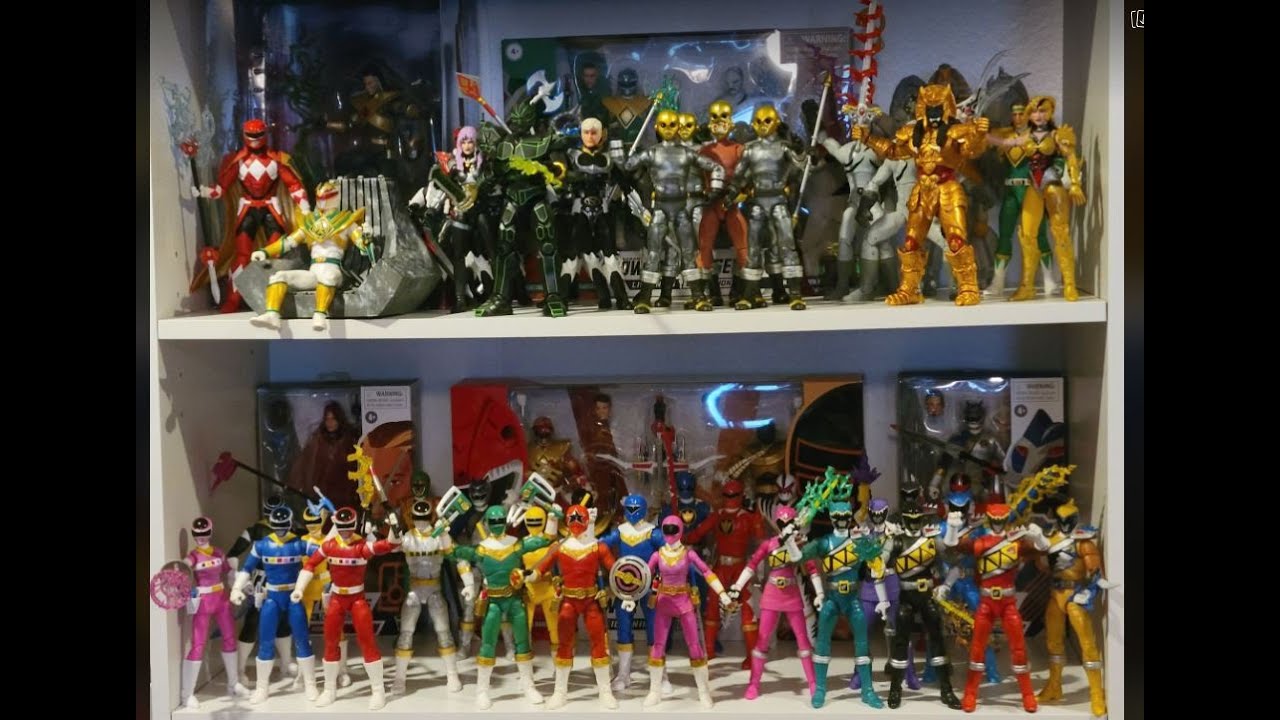 2022 Toy Room Tour Power Rangers Lightning Collection Vintage Figures ...