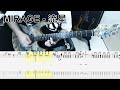MIRAGE - 流星 ギター弾いてみた【tab有】guitar cover