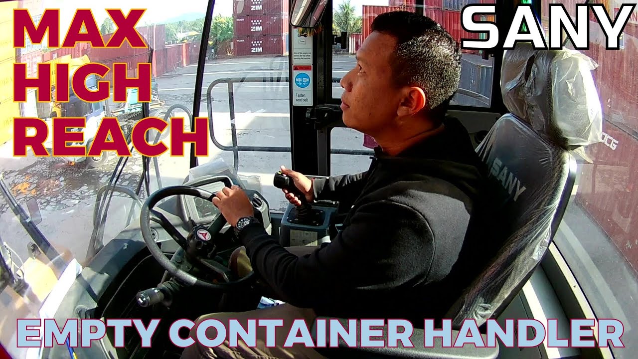 EKSKLUSIF  ABANG LORI RAKAM SANY  ECH (SDCY100K8-T) SUSUN KONTENA 8 TINGKAT