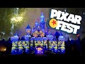 New together forever 20  a pixar nighttime spectacular  front row castle view  disneyland