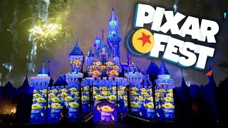 NEW Together Forever 2.0 - A Pixar Nighttime Spectacular - FRONT ROW CASTLE VIEW - Disneyland