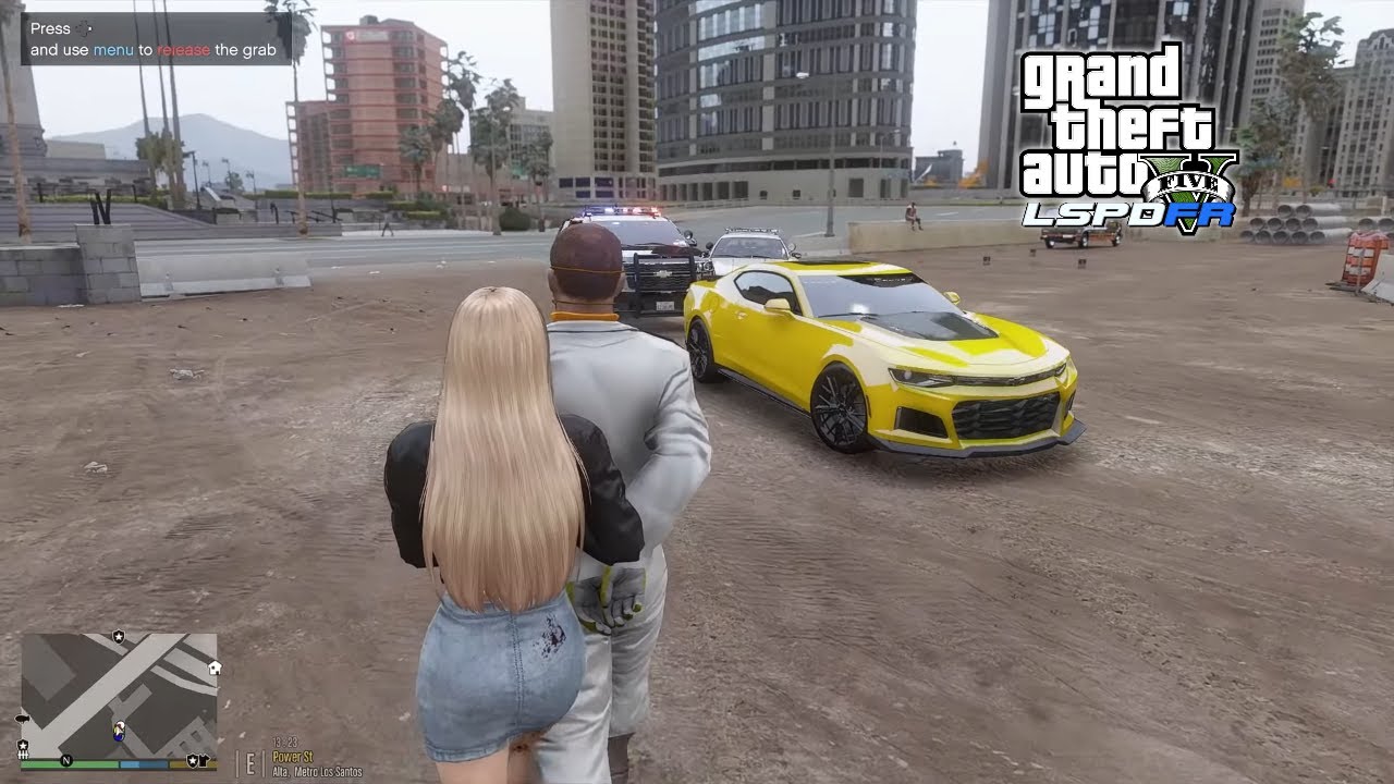 Gta 5 LSPDFR Bad4SS Female Undercover Cop Responding To Pacific Bank Heist! #lspdfr #gta #gta5