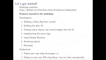Shiny Apps: Development and Deployment