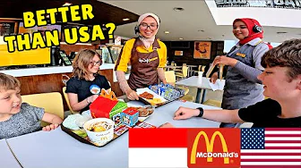 Americans Try McDonald's in Jakarta: Exotic Dishes & Wild Differences! 🇮🇩🍔