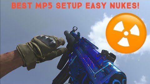 BEST MP5 CLASS SETUP RIGHT NOW PATCH 1.21 (CALL OF DUTY MODERN WARFARE MP5 CLASS SETUP EASY NUKES)