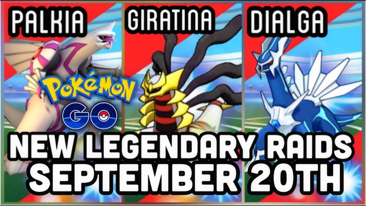 NEW LEGENDARY RAIDS SEPTEMBER 20TH IN POKEMON GO STARDUST COUNT YouTube
