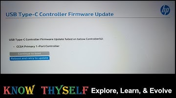 USB Type C Firmware update Failed