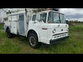 1990 Ford C8000 Cat powered Service truck and putting together a 75ft elliptical culvert!!!