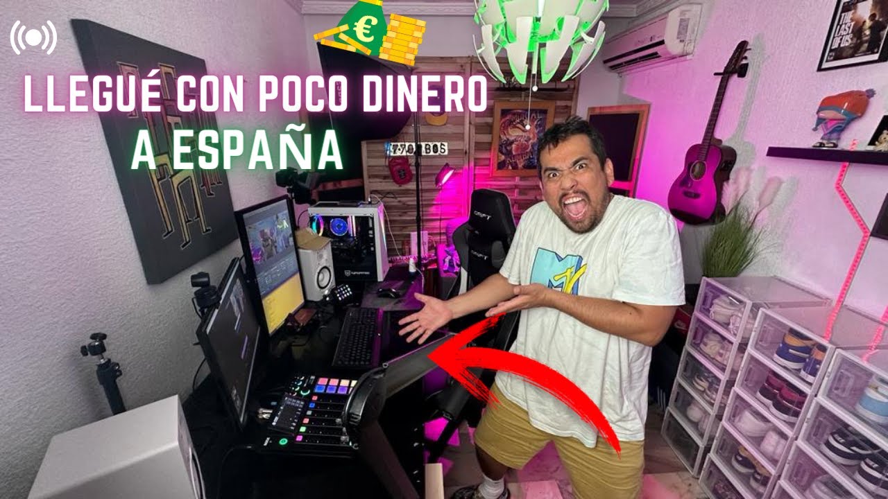 Trabajando en España como YOUTUBER | logré comprar mi estudio en 1 AÑO