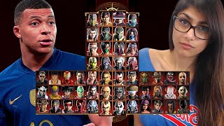 Mortal Kombat 9 - KYLIAN MBAPPE 🐢 & MIA 😈 - Expert Tag Ladder - Gameplay @(1080p) - 60ᶠᵖˢ ✔