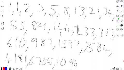 Writing the Fibonacci sequence without a calculator (Fibonacci Day video)