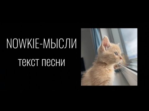 Nowkie – Мысли (ТЕКСТ ПЕСНИ)     Песня НЕ МОЯ