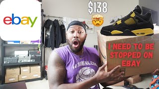 The Air Jordan 4 Yellow Thunders for $138 🤯 Crazy Steal from @eBay