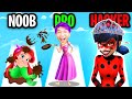 NOOB vs PRO vs HACKER In PRINCESS RUN 3D!? (ALL LEVELS!)