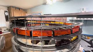 John’s Southern Pacific O Gauge Layout with 72” Helix