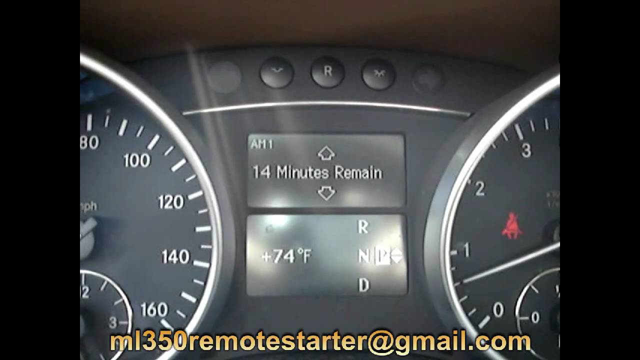 Ml350 Remote Starter Youtube