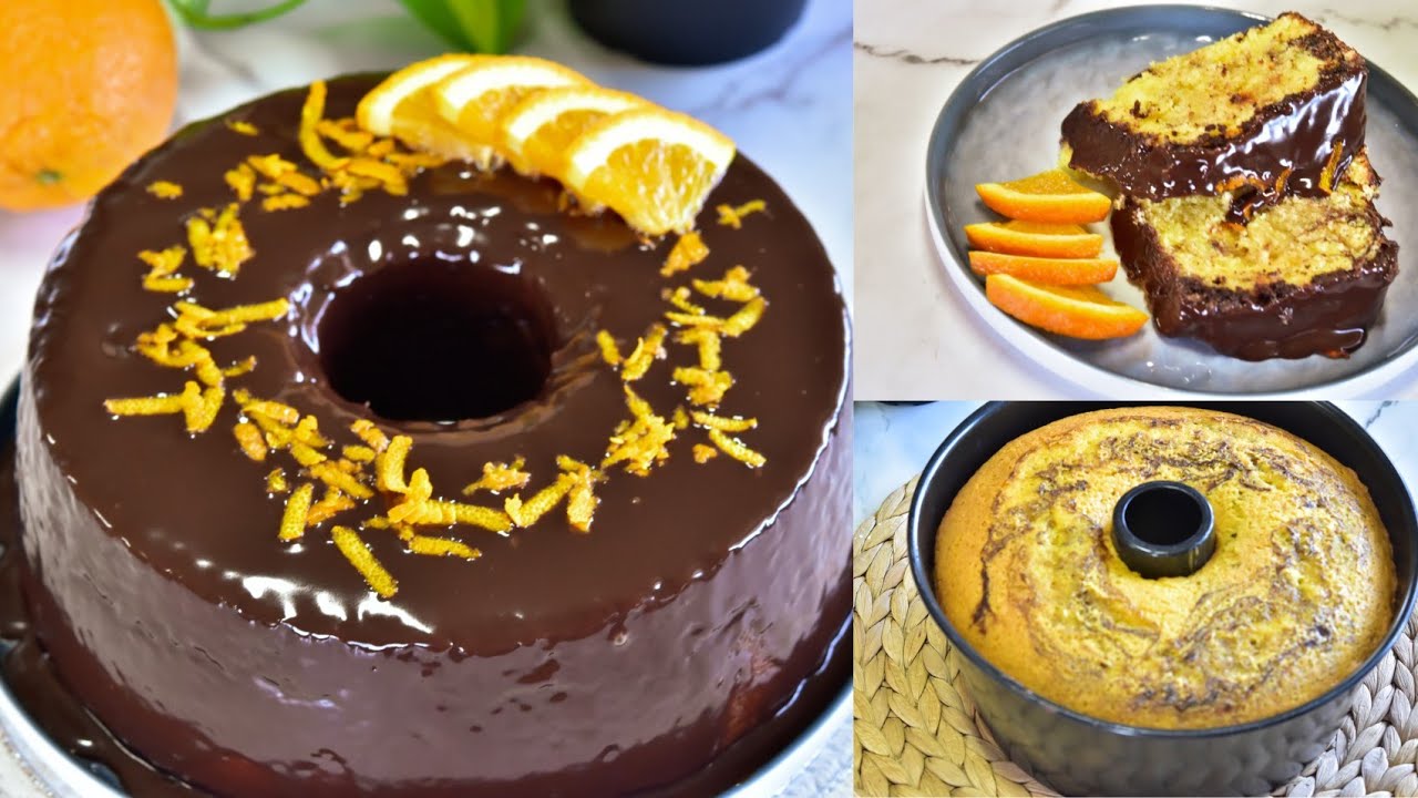 كيكة الشكولاته مع البرتقال لازم تجربوها الطعم ولا غلطه Chocolate cake with orange
