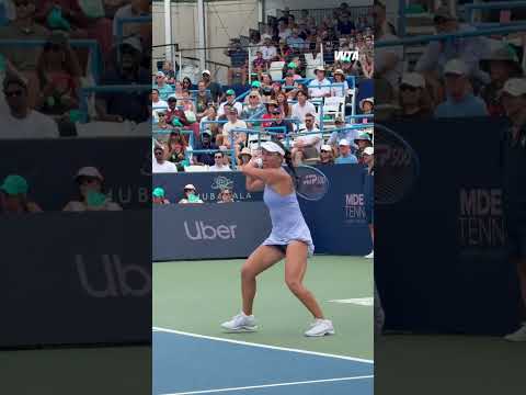 Top Seed 🤝 Top Performance Jessica Pegula takes the first set against Eala.#WTA #MubadalaDCOpen