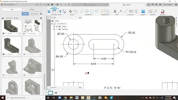 Autodesk Fusion Tutorial – Technical Drawing Creation - 20 Isos Project – Dimensioned Drawing #14