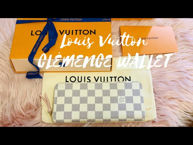 Louis Vuitton Clémence Wallet Damier Azur unboxing 2023 