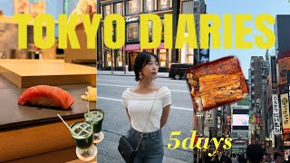 Tokyo Vlog🗼🍵🍣5days │ Best Food, Cafe & Shopping
