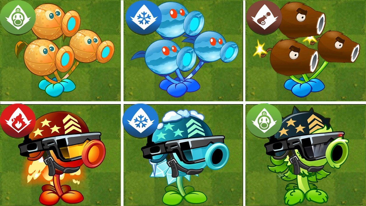 PvZ 2 Challenge - Random Super Plants Max Level Power Up vs 1000 Zombies #19