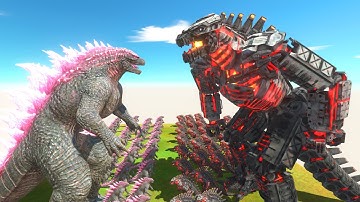 What If Growing Evolved Godzilla VS Mechagodzilla 2021 Size Comparison - ARBS