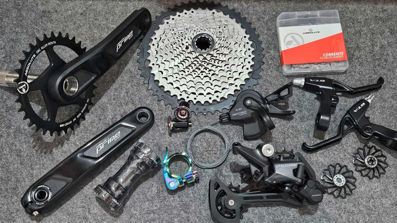 Upgrade de 21 para 12 Velocidades - Parte 1: Mostrando Todos os Componentes e Acessórios Novos
