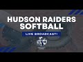 2024 hudson raiders softball vs river falls