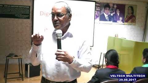 VELTECH MULTITECH DEPT OF EEE GUEST LECTURE - 29.08.2017