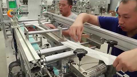 How to Install and Debug Elastic Mask Machine? Elastic Cloth Feeding and Threading.