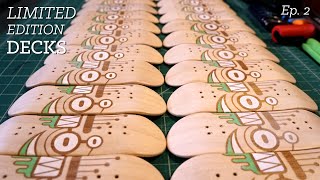 Making Limited Edition Fingerboard Decks, ep. 02 - Graphics