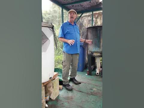Glenn Martinez of Olomana Gardens explains about the Fish Emulsion ...