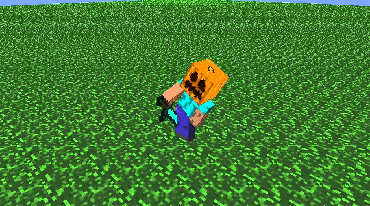 Minecraft Mine-imator Test for swinging sword