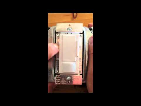 How To Change Settings On Lutron Maestro 0 To 10 Volt Dimmer Motion Sensor Youtube
