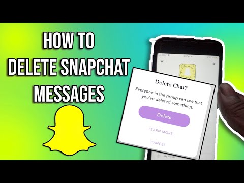 (2020): HOW TO DELETE MESSAGES ON SNAPCHAT FOREVER!