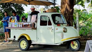 Cafe Vlog Mini Coffee Shop Mobile Bar Kopi Food Truck Small Business Idea Barista Relaxing Mood Work