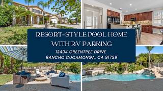 12404 Greentree Dr, Rancho Cucamonga, CA 91739 | Resort-Style Pool Home with RV Parking