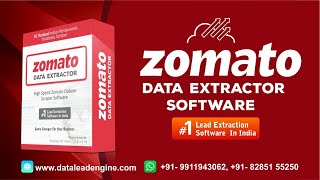 Zomato Lead Extractor Software