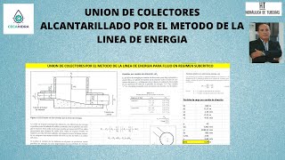 UNION DE COLECTORES DE ALCANTARILLADO - METODO LINEA DE ENERGIA