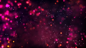 Free Footage - Many red particles flying in the air