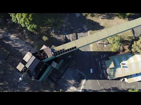 Drone flyover footage of the existing Coke Works site