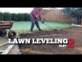 Lawn Leveling with Topsoil | Lawn Renovation |  Part 2 - Preparing for Ryegrass Seeding