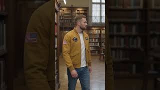🚀 Mustard Pilot Bomber Jacket | Stylish Aviation Look #fashion #lifeisbutadream #bomberjacket