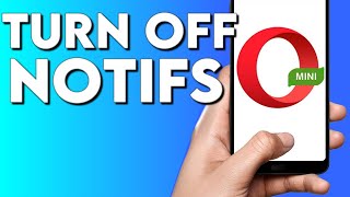 How To Turn off and Disable Notifications on Opera Mini Browser Phone App screenshot 5