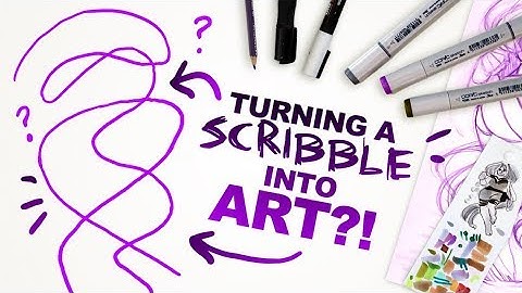 IS IT POSSIBLE?! | Turning a Scribble into an Illustration | Scribble Challenge