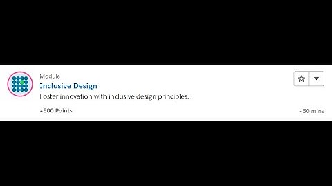 Inclusive Design [Salesforce Trailhead Answers]