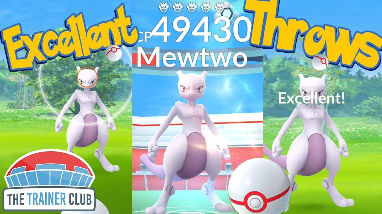 MEWTWO Excellent Throws Up Your CATCH RATE YouTube
